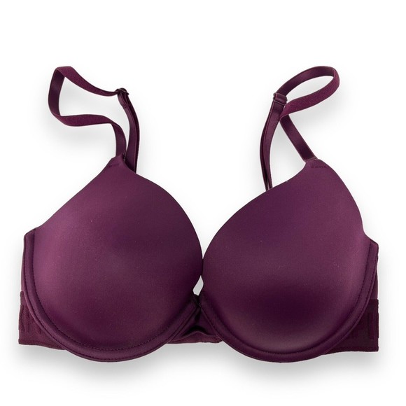 Victoria’s Secret Pink Wear Everywhere T-shirt Lightly Lined Wired Bra 32C - Picture 1 of 7